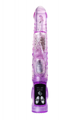 Вибратор с клиторальным стимулятором TOYFA A-Toys  High-Tech fantasy , TPE, Фиолетовый, 22 см арт. 7