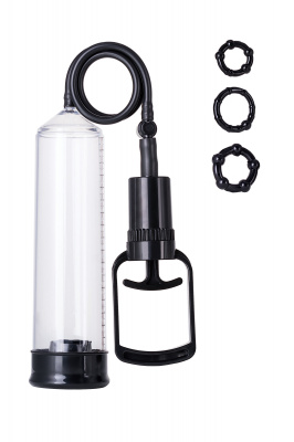 Помпа для пениса TOYFA A-Toys, PVC, чёрный, 23,5 см арт. 769007