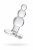 Анальная втулка Sexus Glass, стекло, прозрачная, 10,5 см, Ø 3,5 см арт. 912178