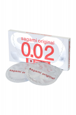 ПРЕЗЕРВАТИВЫ SAGAMI ORIGINAL 0.02 №2 полиуретановые, ультратонкие, гладкие арт. ORIGINAL 0.02 № 2