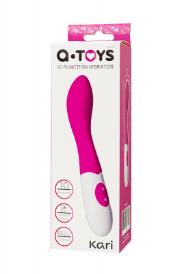Стимулятор точки G TOYFA A-Toys  Kari , Силикон, Розовый, 19,2 см арт. 765005