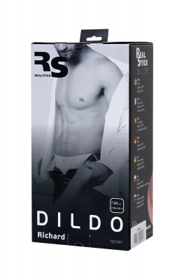 Реалистичный фаллоимитатор TOYFA RealStick Elite DILDO, TPR, телесный, 20 см арт. 982030-1