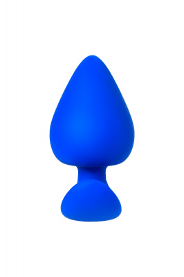 Анальная пробка A-Toys by TOYFA, силикон, синяя, 8,3 см, Ø 4,1 см арт. 761318