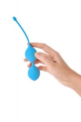 Вагинальные шарики TOYFA A-Toys, Силикон, Голубой, Ø 3,5 см арт. 764004