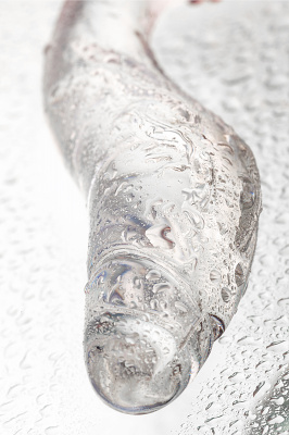 Нереалистичный фаллоимитатор Sexus Glass, стекло, прозрачный, 17,5 см арт. 912039