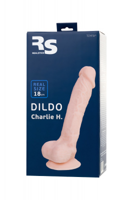 Фаллоимитатор RS Silicone Charlie H с уникальным материалом, телесный, 18 см арт. 9420007