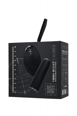 Вибропуля  с пультом управления RealStick CALIBER, черная арт. 983051