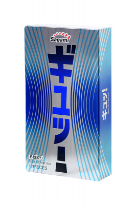 Презервативы Sagami, 6 fit v, латекс, 19 см, 5,3 см, 12 шт. арт. 721/1