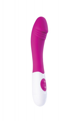 Нереалистичный вибратор TOYFA A-Toys Una, силикон, розовый, 19,8 см арт. 765006