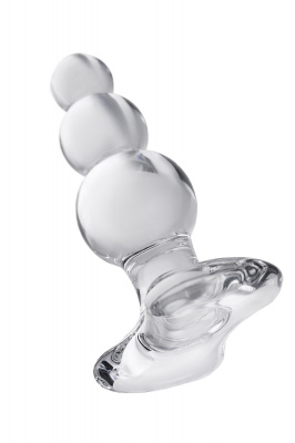 Анальная втулка Sexus Glass, стекло, прозрачная, 10,5 см, Ø 3,5 см арт. 912178