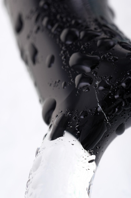 Стимулятор простаты Sexus Glass, стекло, чёрный, 17 см арт. 912238