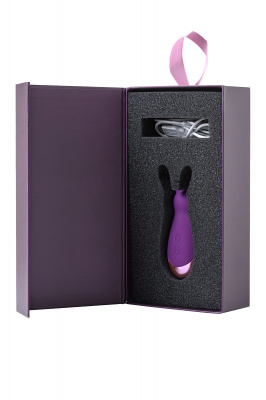 Стимулятор эрогенных зон Eromantica BUNNY, силикон, фиолетовый, 21,5 арт. 120301