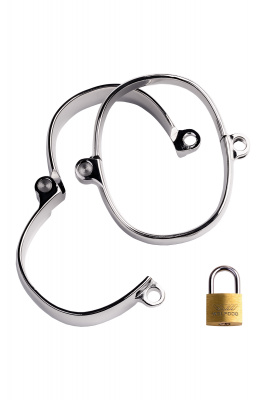 Наручники, TOYFA Metal, серебристые, 4,5Х5,5см арт. 717114