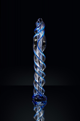 Нереалистичный фаллоимитатор Sexus Glass, стекло, прозрачный, 18,5 см арт. 912002