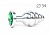 Втулка анальная SILVER PLUG MEDIUM (серебряная), L 80 мм D 34 мм, вес 90г, цвет арт. AS-07-M