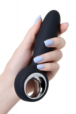 Анальный стимулятор POPO Pleasure by TOYFA Sagitta, силикон, черный, 9 см арт. 731447