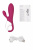Вибратор Satisfyer Hot Bunny с клиторальным стимулятором, красный арт. 4001678