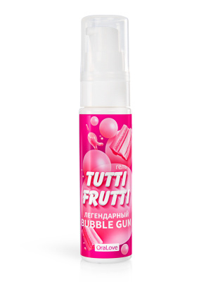 Интимный гель TUTTI-FRUTTI BUBBLE GUM 30 г  арт. LB-30021 арт. LB-30021