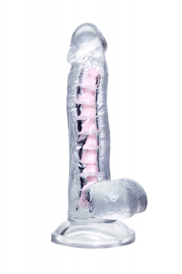 Гибкий фаллоимитатор A-Toys by TOYFA Paret, TPE, прозрачный, 18 см арт. 762004