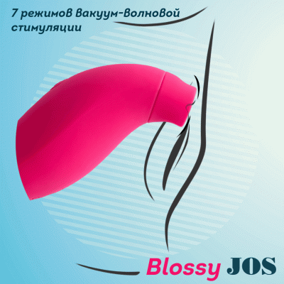Многофункциональный стимулятор клитора JOS Blossy, розовый, 13,5 см арт. 782033