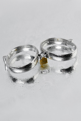 Наручники, TOYFA Metal, серебристые, 4,5Х5,5см арт. 717114