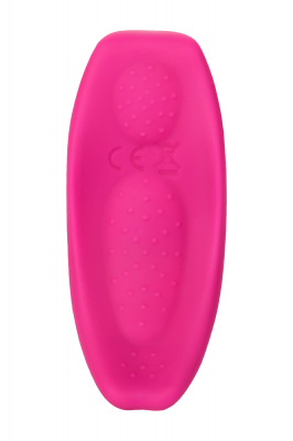 Клиторальный вибратор в трусики JOS FLIRTY, силикон, розовый, 9,3 см арт. 782022