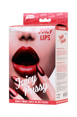 Мастурбатор реалистичный  TOYFA Juicy Pussy Juicy Lips, рот, TPR, телесный, 12,6 см арт. 893005