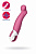 Нереалистичный вибратор Satisfyer Vibes Petting Hippo, силикон, красный, 22,9 см. арт. EE73-874-1017