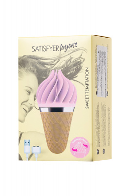 Вибромассажер Satisfyer layons Sweet Treat , Силикон, Розовый, 10,4 см арт. EE73-581-0719