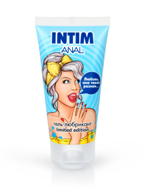 Гель-любрикант INTIM ANAL серии LIMITED EDITION туб пластиковый 50 г арт. LB-600 арт. LB-60001-1