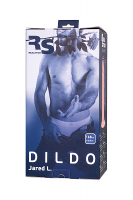 Фаллоимитатор RealStick Silicone Jared L, сайлекспан, телесный, 18 см арт. 9420011