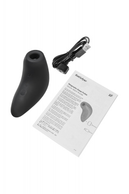 Вакуум-волновой стимулятор клитора Satisfyer Magnetic Deep Pulse, силикон, черный, 11,6 см арт. J2018-149-3