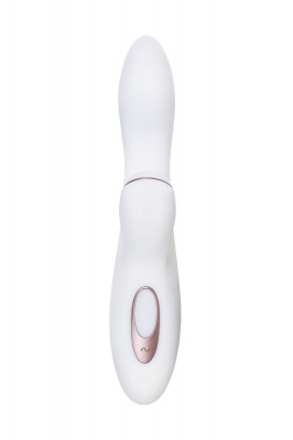 Вибратор Satisfyer Pro G-Spot Rabbit, с вакуум-волновым бесконтактным стимулятором, силикон, белый, 