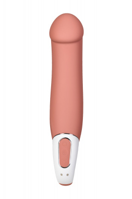 Нереалистичный вибратор Satisfyer Vibes Master, силикон, бежевый, 23,5 см. арт. EE73-862-1017