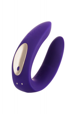 Многофункциональный стимулятор для пар Satisfyer Partner Toy Plus REMOTE, силикон, фиолетовый, 18см 