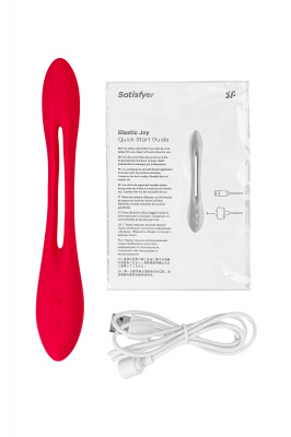Многофункциональный вибратор для пар Satisfyer Elastic Joy, красный арт. 4007595
