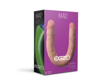 ФАЛЛОИМИТАТОР ДВУХСТОРОННИЙ "EGZO PEPPER" L 420 мм D 35 мм киберкожа арт. DL001 арт. DL001