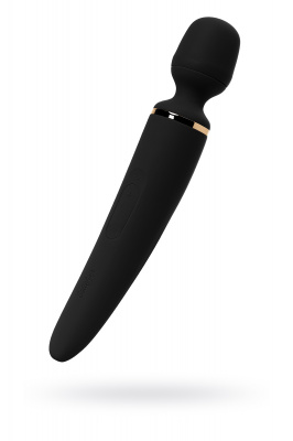 Нереалистичный вибратор Satisfyer Woman Wand , 10 режимов вибрации, ABS пластик, Чёрный, 34 см, Ø 5, арт. J2018-47-1