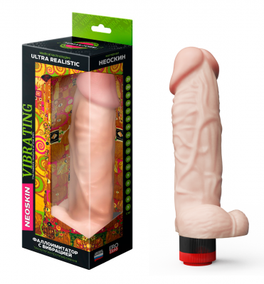 Вибратор реалистик HUMAN FORM, L 200 мм D 50 мм, киберкожа арт. 605507 арт. 605507