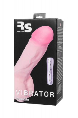 Реалистичный вибратор TOYFA RealStick Elite Franklin, TPR, телесный, 24 см арт. 981003-1