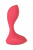 Анальная вибровтулка Satisfyer Backdoor Lover, красная, 11,2 см арт. J2018-112-2