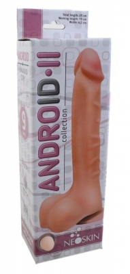 ФАЛЛОИМИТАТОР РЕАЛИСТИК ANDROID LONG L 190 мм D 42 мм, киберкожа арт. 552403 арт. 552403