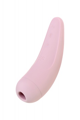 Вакуум-волновой бесконтактный стимулятор клитора Satisfyer Curvy 2+, Силикон, Розовый, 14,3 см арт. J2018-81-3