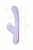 Вибратор с функцией Up&Down JOS SPINNY, силикон, фиолетовый, 23 см арт. 783044