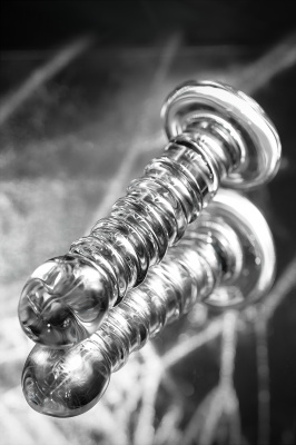 Нереалистичный фаллоимитатор Sexus Glass, стекло, прозрачный, 16 см арт. 912179
