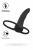 Насадка на пенис для двойного проникновения Black&Red by TOYFA , силикон, чёрный, 16,5 см арт. 901414-5