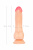 Реалистичный фаллоимитатор RealStick Nude Nash, PVC, телесный, 18 см арт. 582022