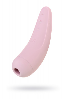 Вакуум-волновой бесконтактный стимулятор клитора Satisfyer Curvy 2+, Силикон, Розовый, 14,3 см арт. J2018-81-3