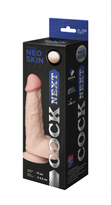 ФАЛЛОИМИТАТОР "COCK NEXT" НА ПРИСОСКЕ, L 170 мм D 42 мм арт. 611205 арт. 611205