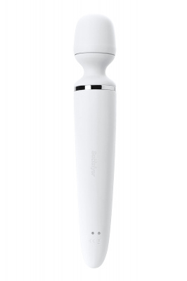 Нереалистичный вибратор Satisfyer Woman Wand, ABS пластик, белый, 34 см. арт. J2018-47-2